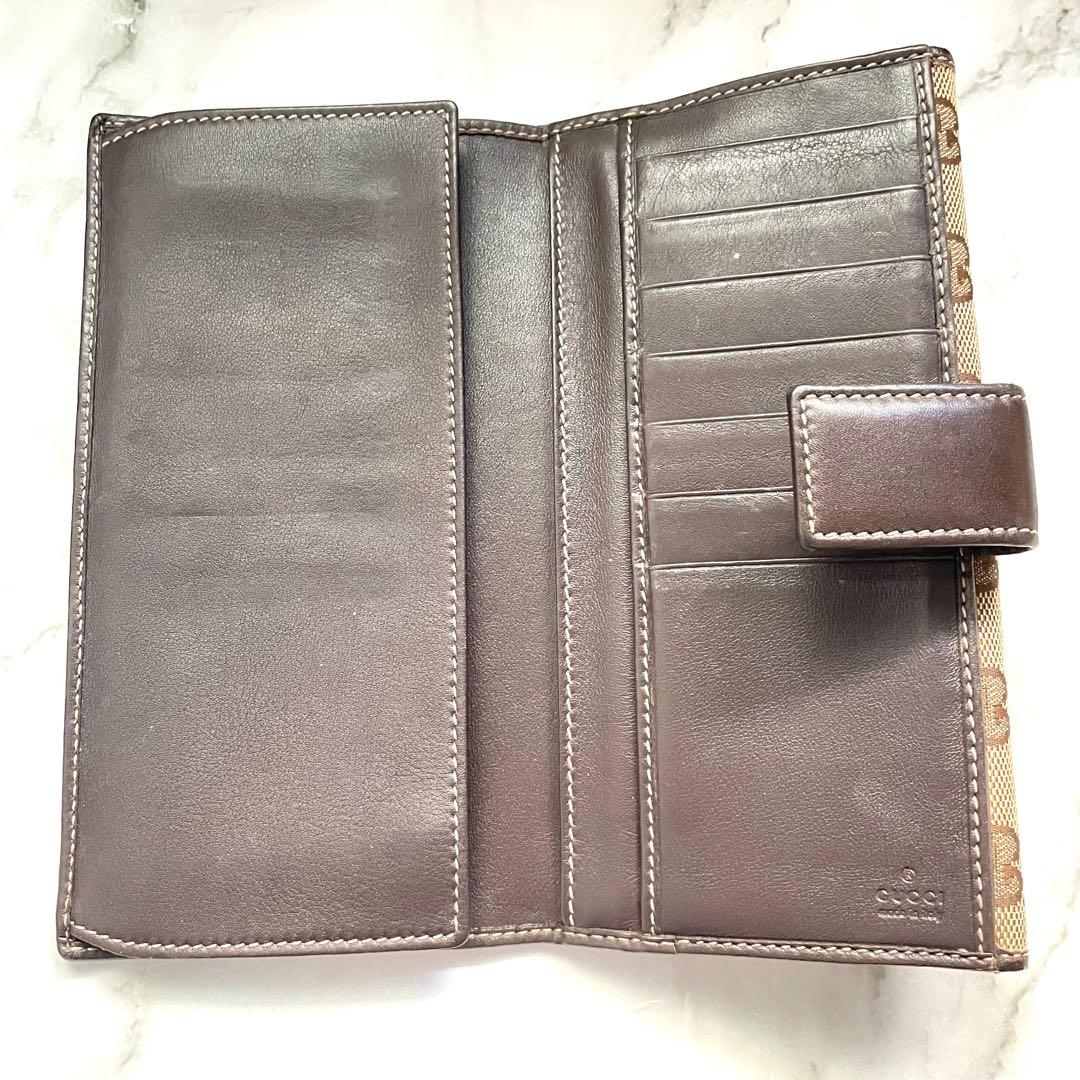 GUCCI GGキャンバス　グッチョリ　チワワ　Wホック　長財布　1010-①