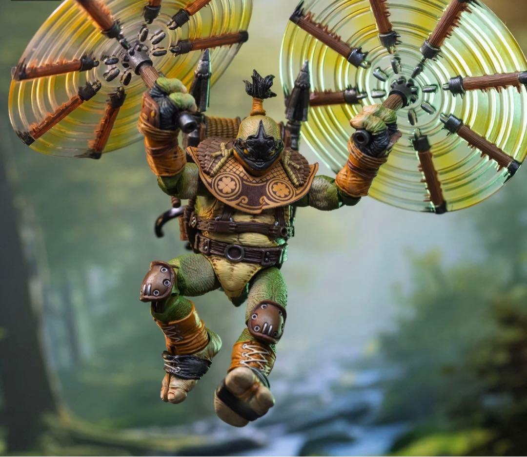 rage toys1/12 戦国 忍者 亀 弩弓マスター可動 フィギュアセット