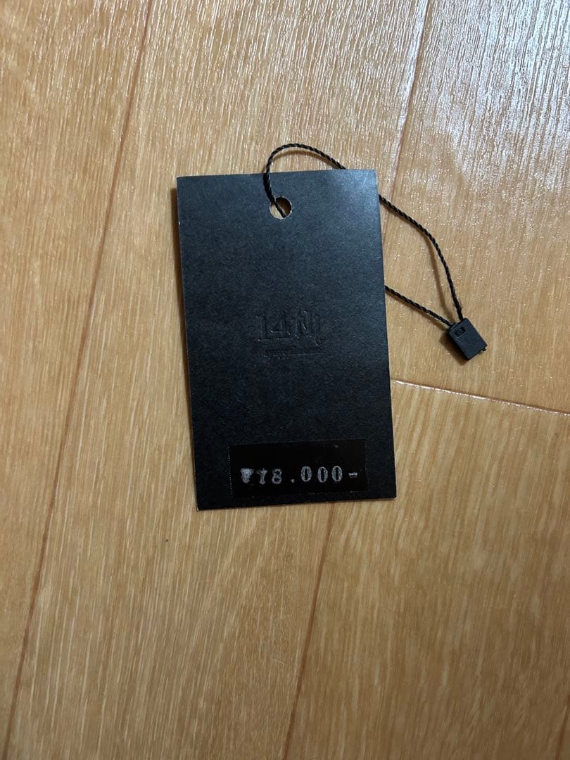 number (n)ine 編み込みtシャツ 黒