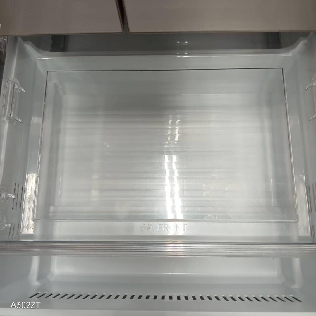 446 ガラスパネル　大型冷蔵庫　右開き　400L強 美品　5ドア　大人気モデル