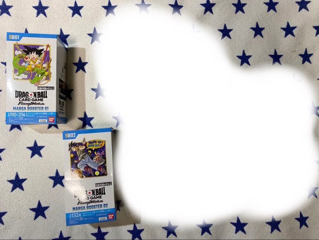 【未開封】マンガブースター 01 02 BOX未開封 テープあり