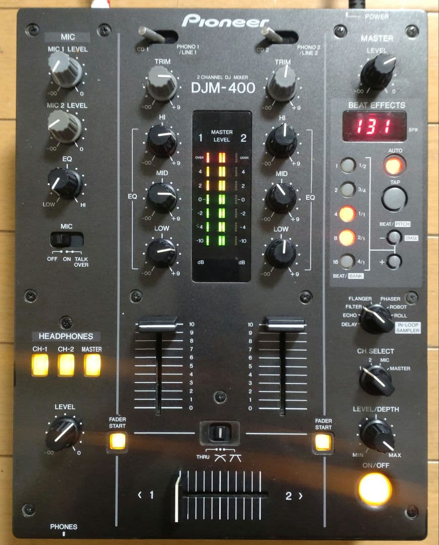 Pioneer　DJM-400　動作確認済み　クロスCHフェーダー 交換