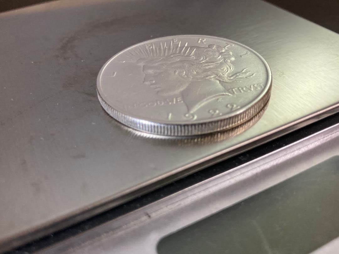 【アメリカ】ピースダラー1ドル銀貨(1922年)