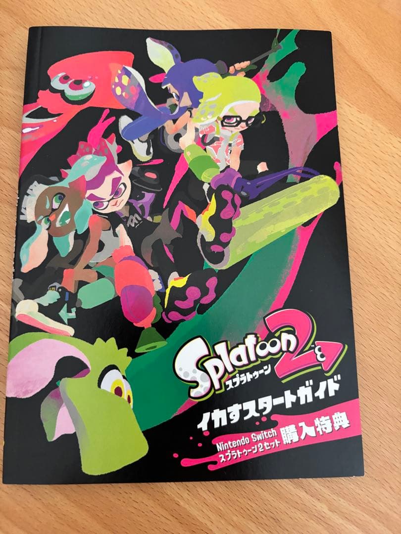 任天堂　Switch スプラ2無し　コントローラー交換マイクロSD128GB付き