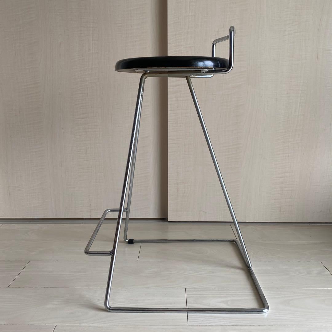 カウンターチェア 鉄脚 ハイチェア ビンテージ BARスツール