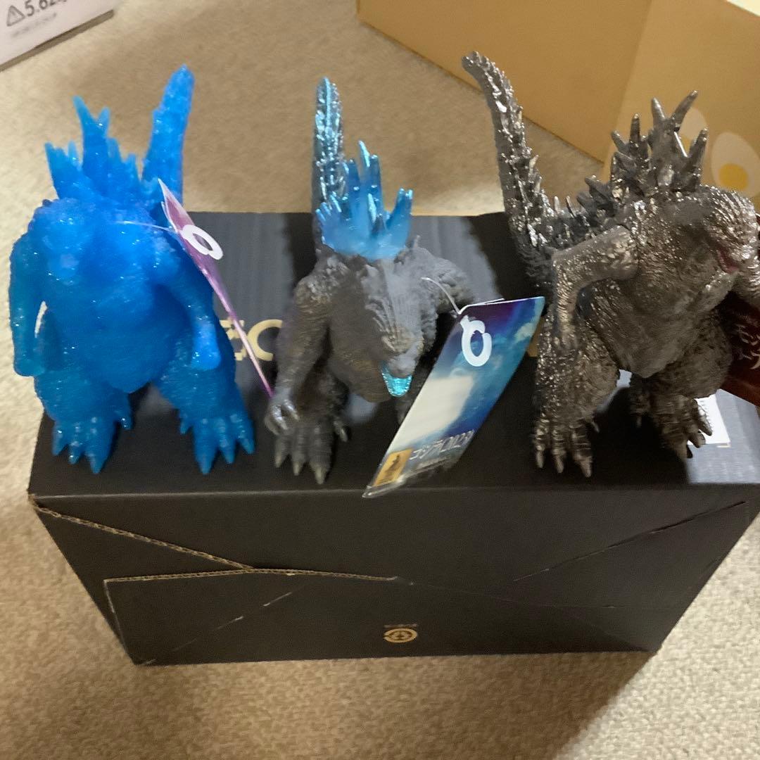 ゴジラ(2023)メタリックver、クリアブルーver、熱線放射ver