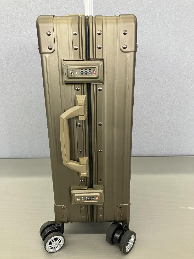 スーツケース トラベルキャリー NEOKEEPR アルミフレームタイプ カーキ