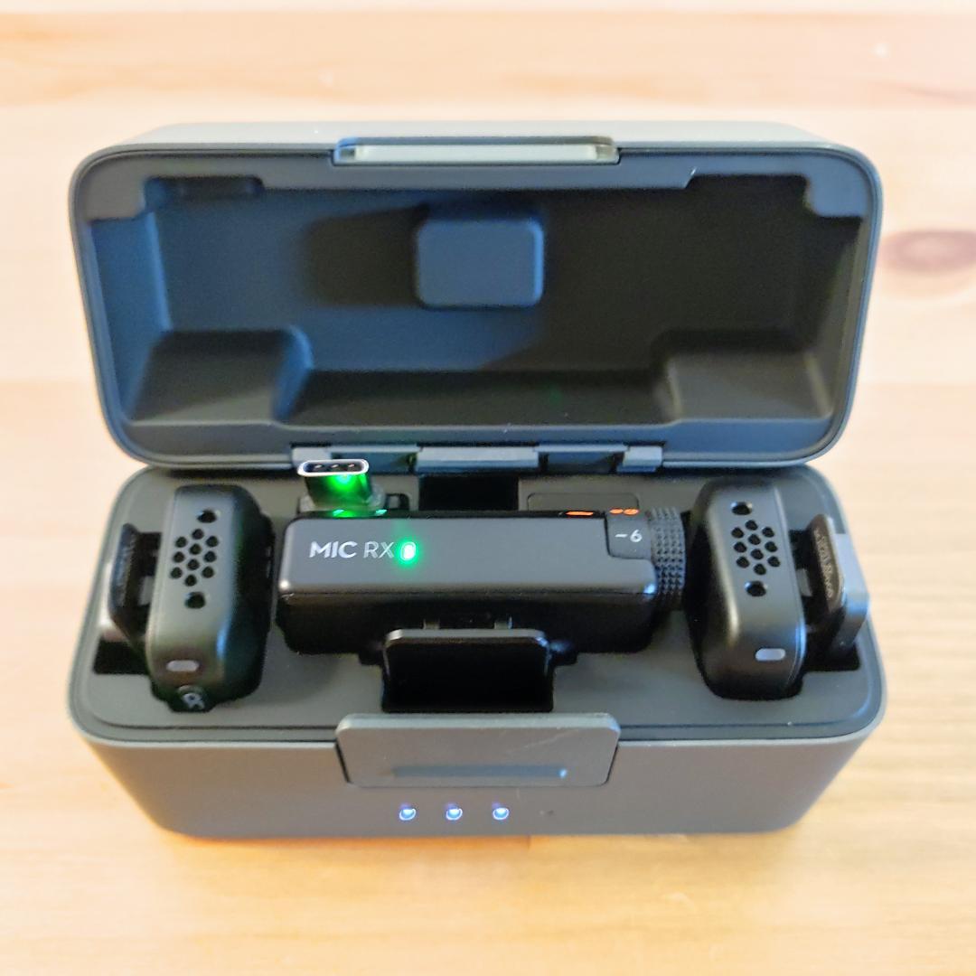 DJI mic mini　（2 TX + 1 RX + 充電ケース）