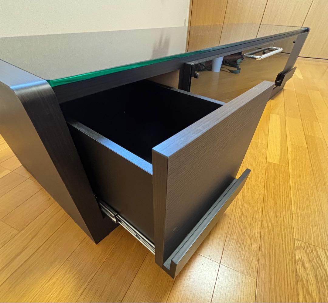テレビボード ガラス天板