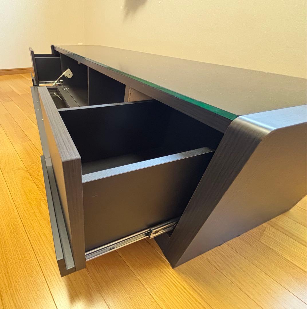 テレビボード ガラス天板