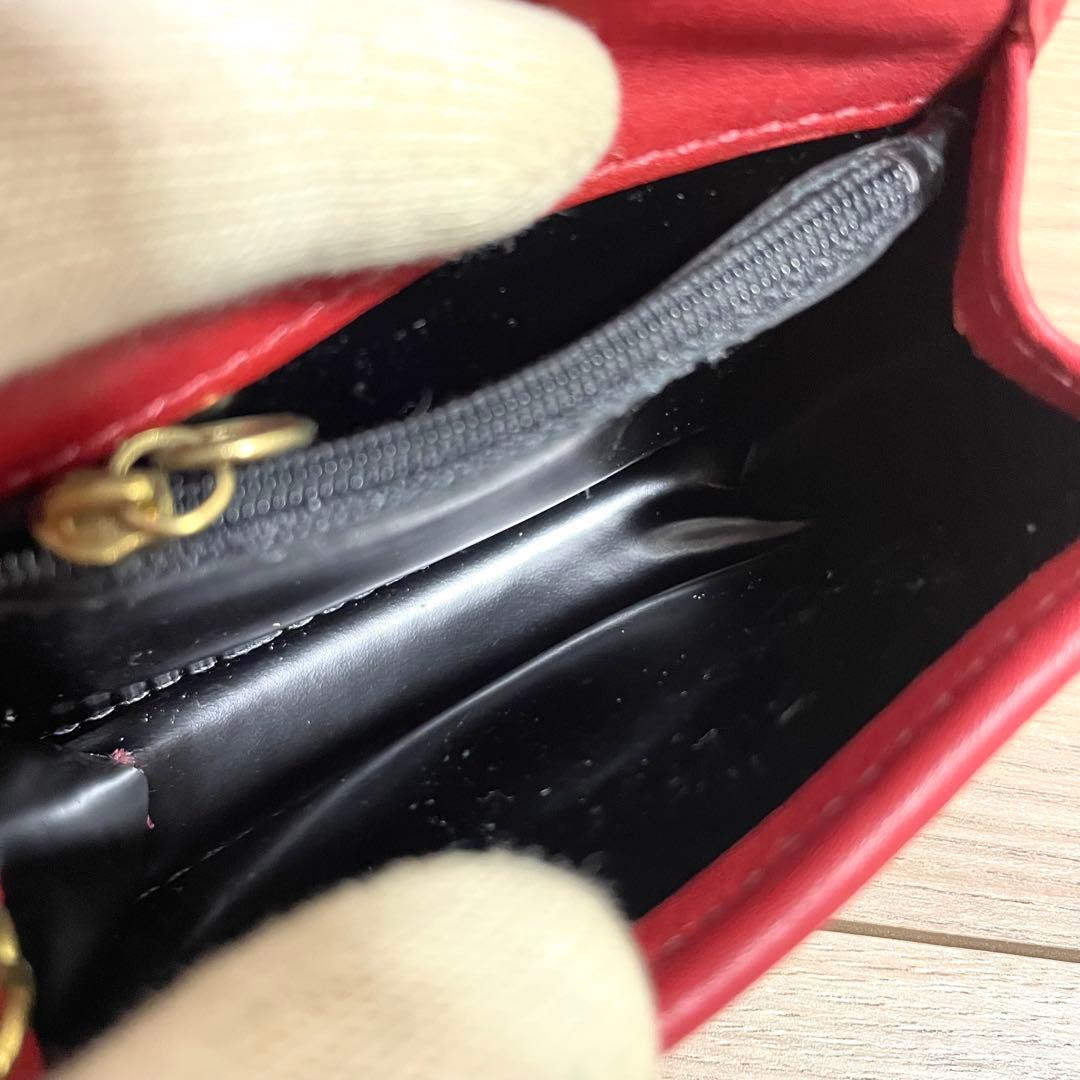 小物 OLD COACH 7219 MULTI FUNCTION PURS RED