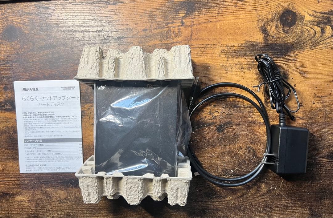 BUFFALO HD-EDS2U-80 2TB 外付けハードディスク