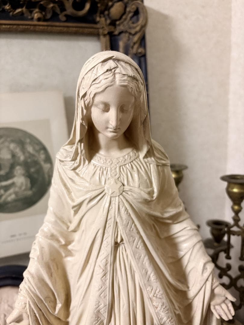 フランスアンティーク 聖母マリア像
