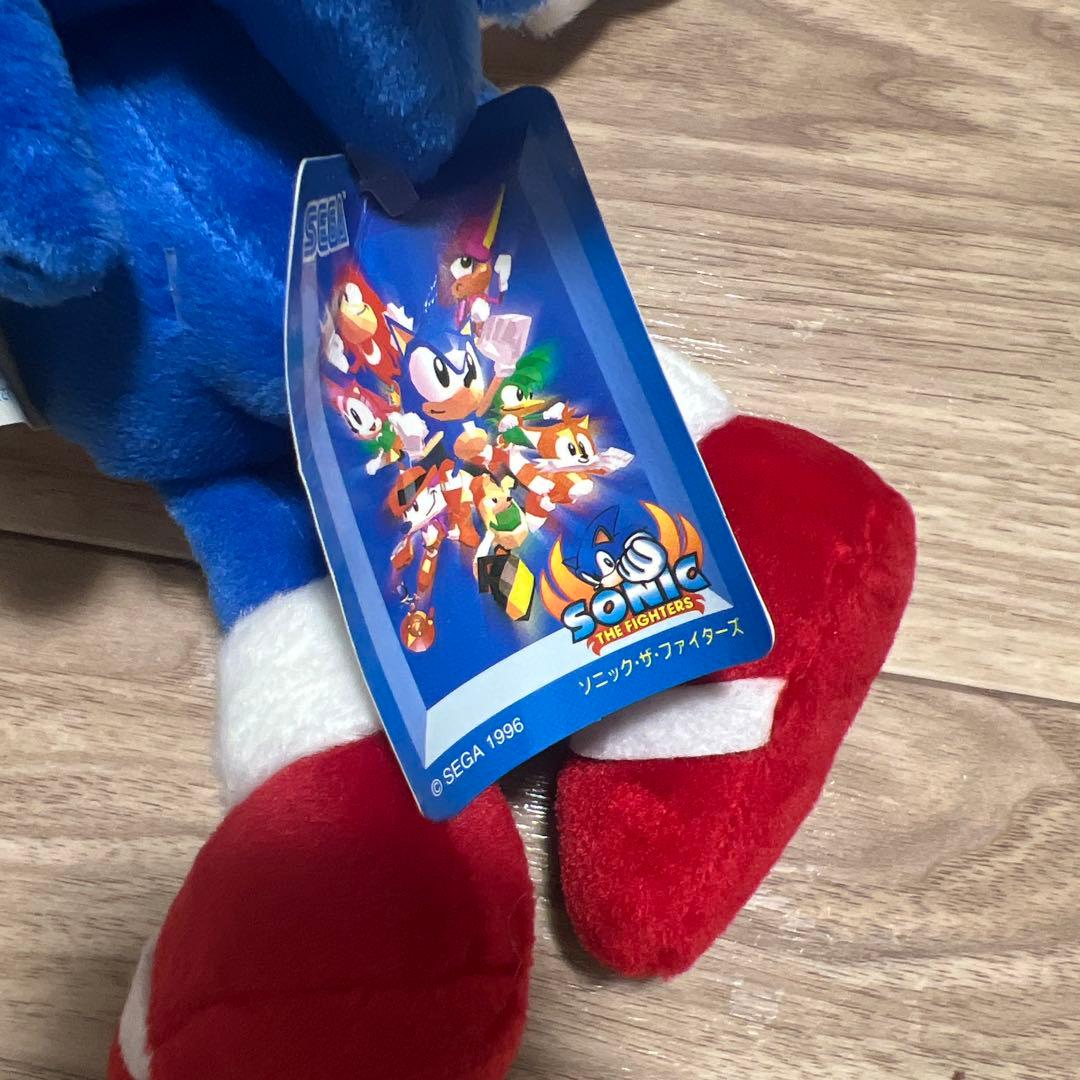 セガ ソニック・ザ・ファイターズ 1996 ソニック　ぬいぐるみ