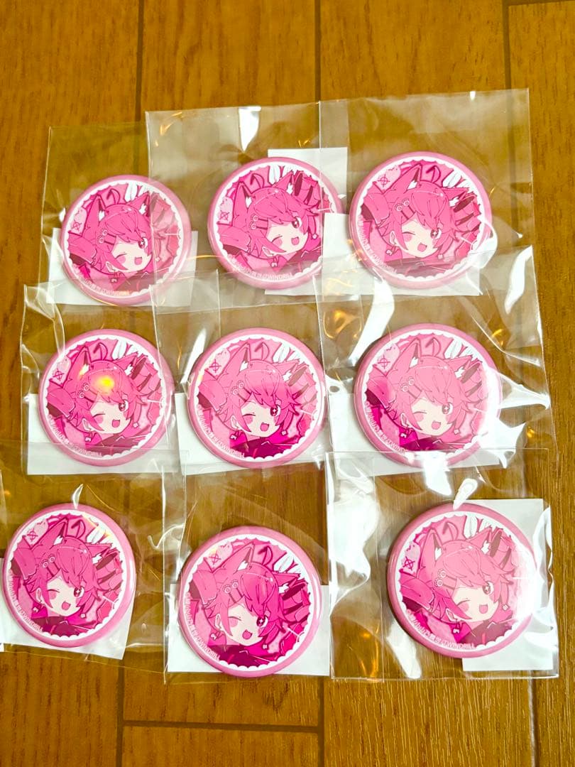 重音テトからもるくじ もふもふあにまるず 缶バッジ 9点セット