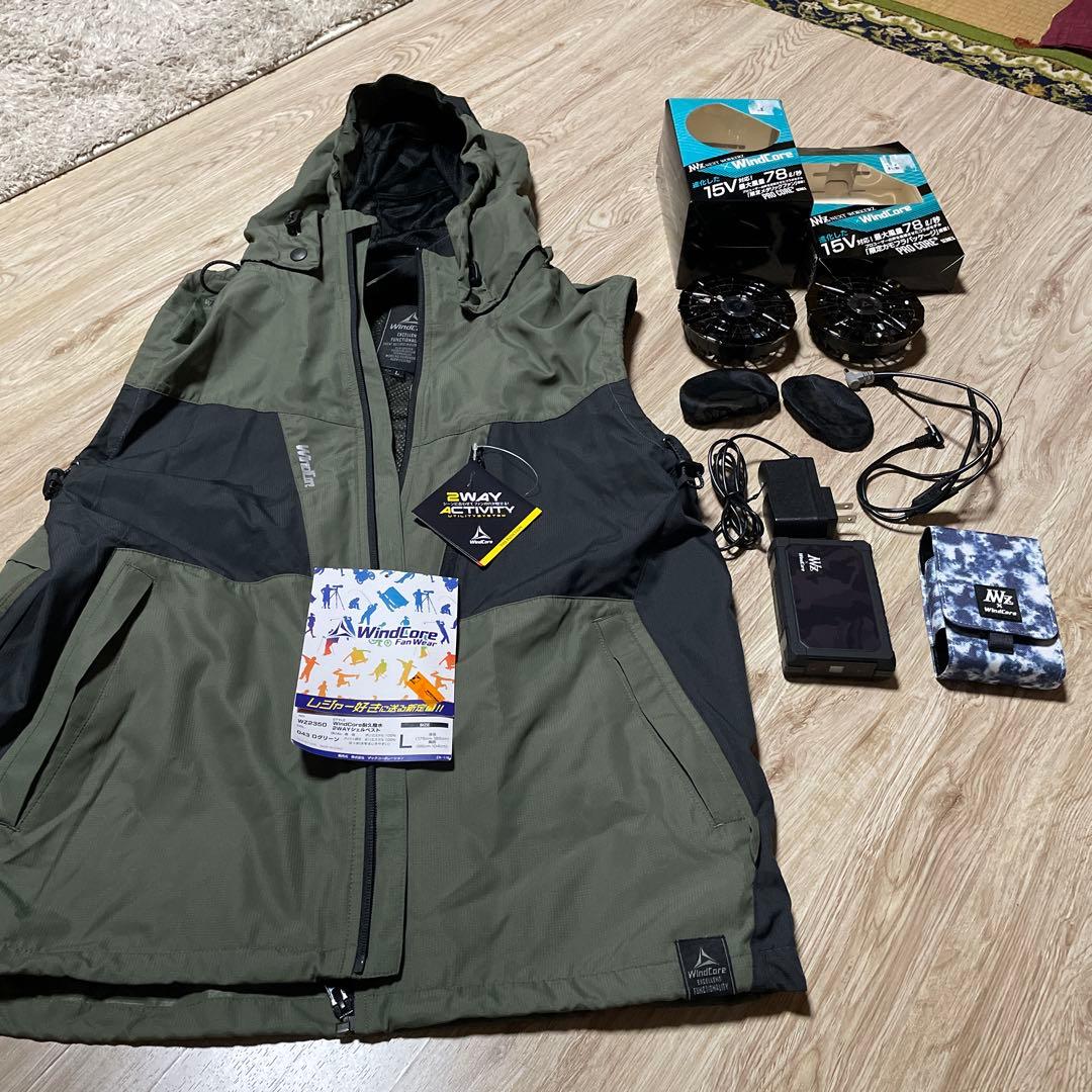 オーチャン　　　空調服Lサイズと WindCore MWz ファンセット