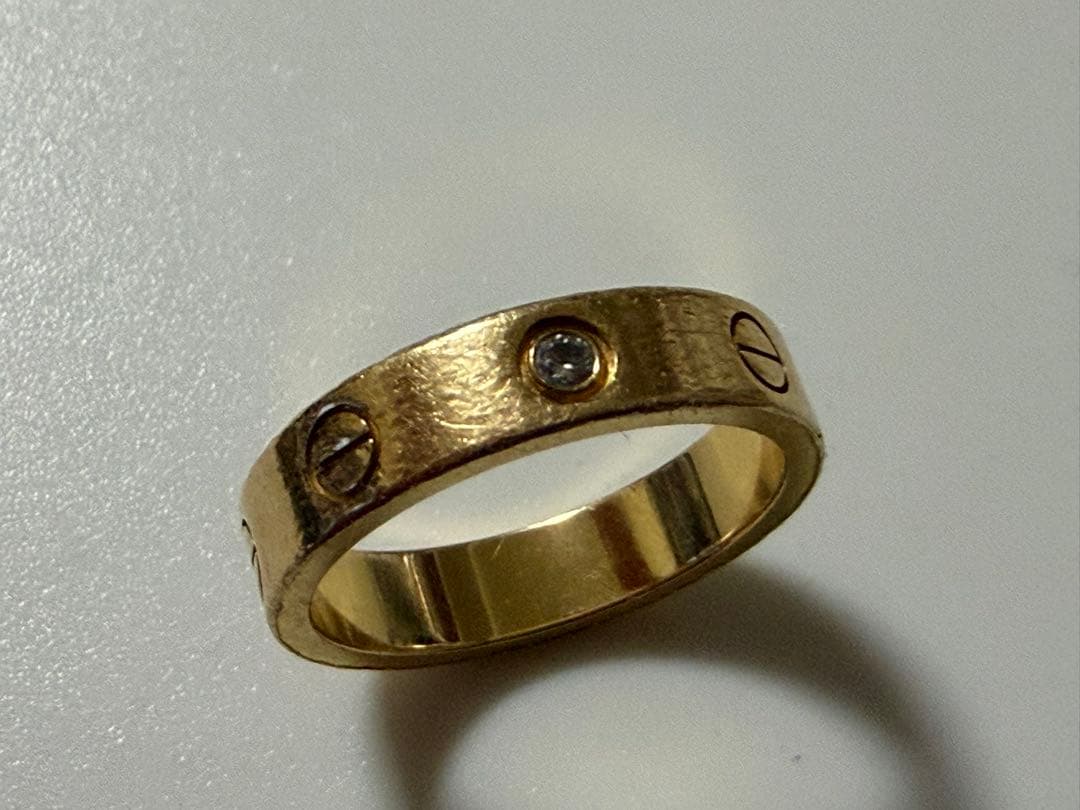 Cartier ラブリング 1pダイヤ