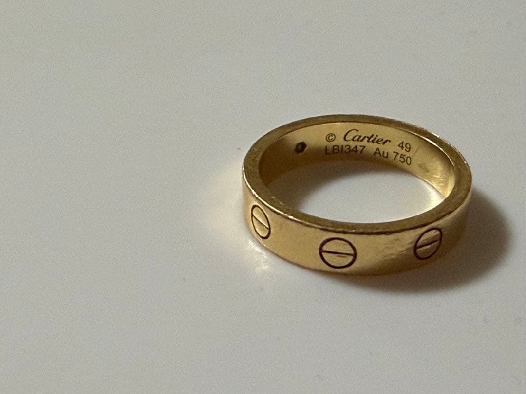 Cartier ラブリング 1pダイヤ