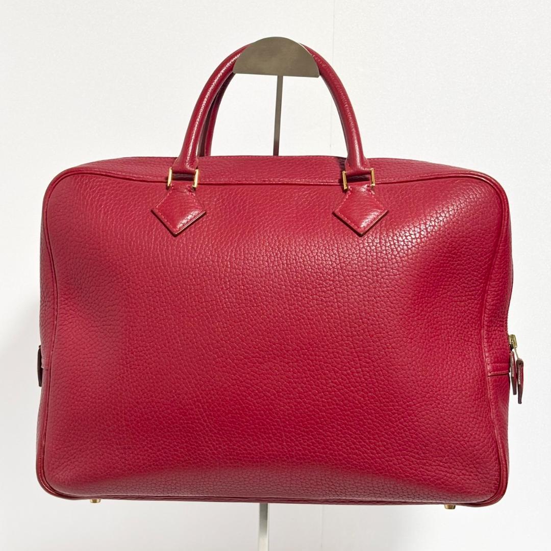 【ランクA】HERMES プリュム ビジネス バッグ □F刻印
