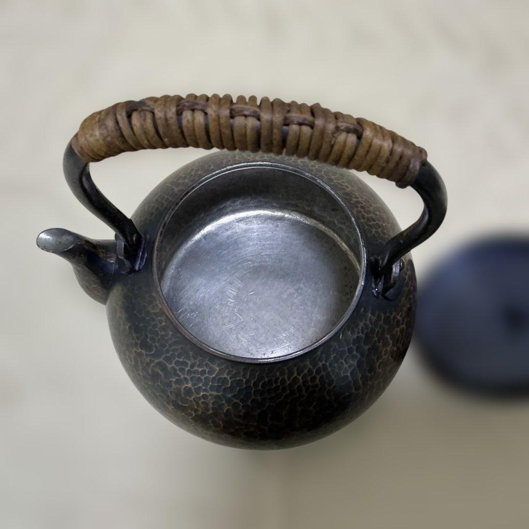 玉川堂　鎚起銅器　やかん