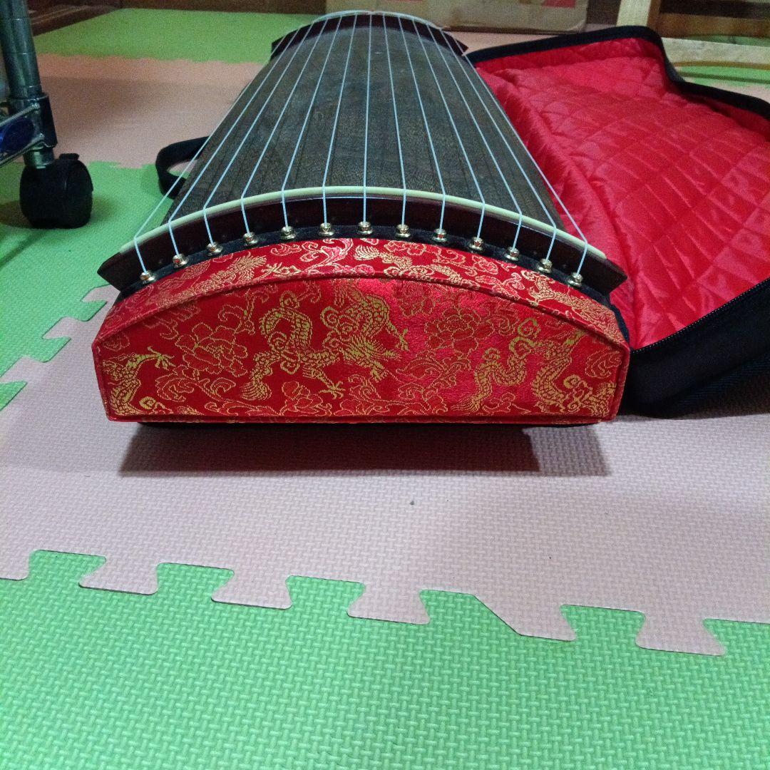 ミニ琴 13弦 木製 ケース付き