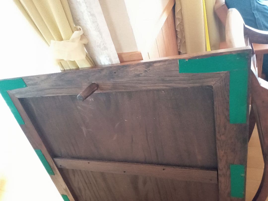 イギリスアンティーク伸長式　ドローリーフダイニングテーブル