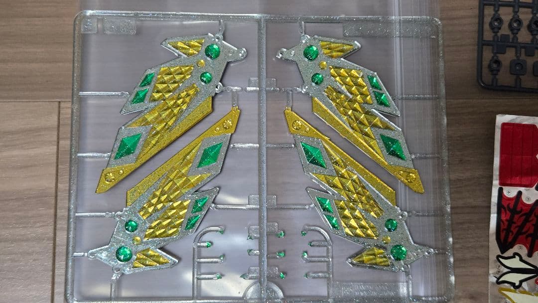 武威鳳大将軍 絶版 ガンダムBB戦士 一部組立済 武神輝羅鋼