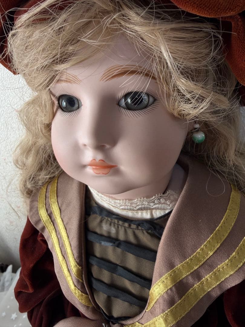 ビスクドール アンティーク風　刻印あり