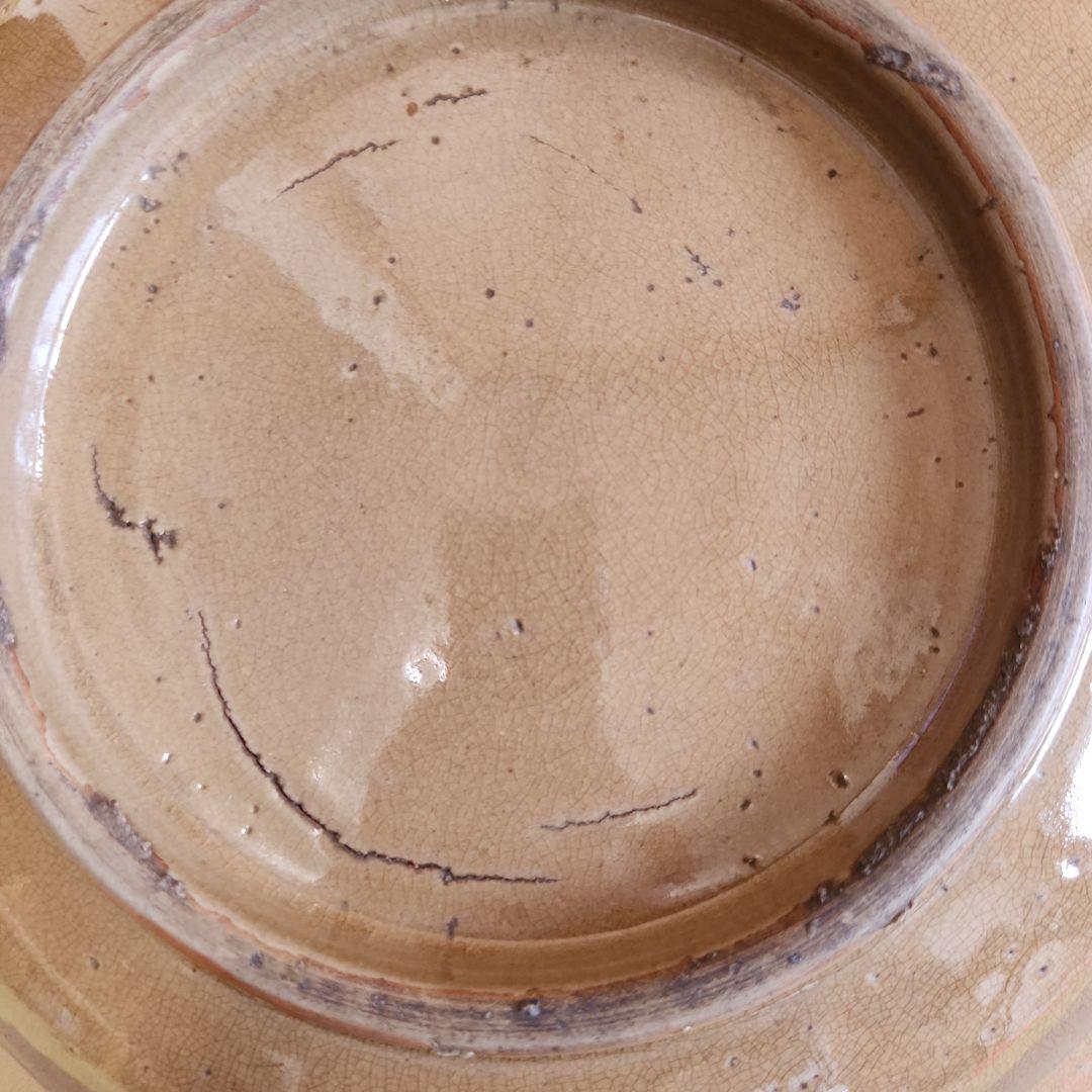 古武雄象嵌宝珠文大皿