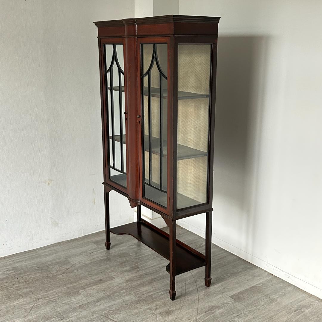 イギリス アンティーク家具 ディスプレイ キャビネット 1930年頃 777A