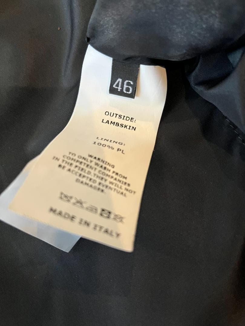 EMMETI エンメティJURI ブラック ゴールドジップ　46