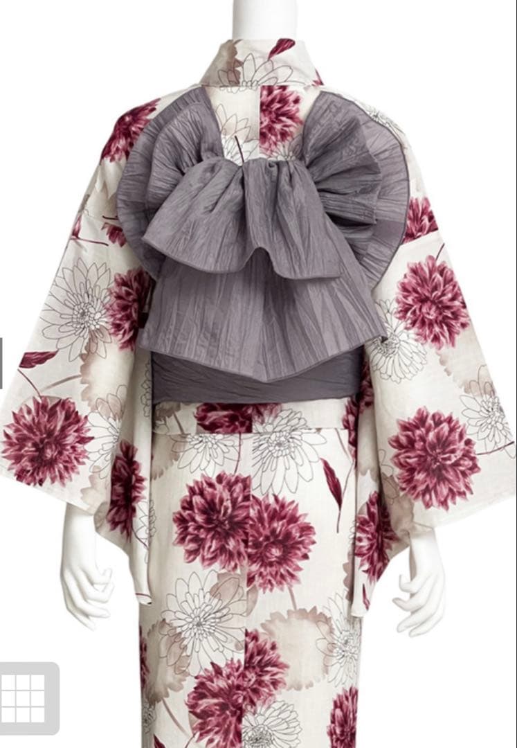ダリア柄浴衣セット[tu1496]