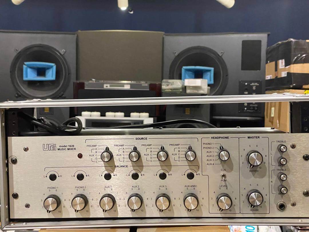 DJ機材 Urei 1620 / 3 Phono cards / Silver panel