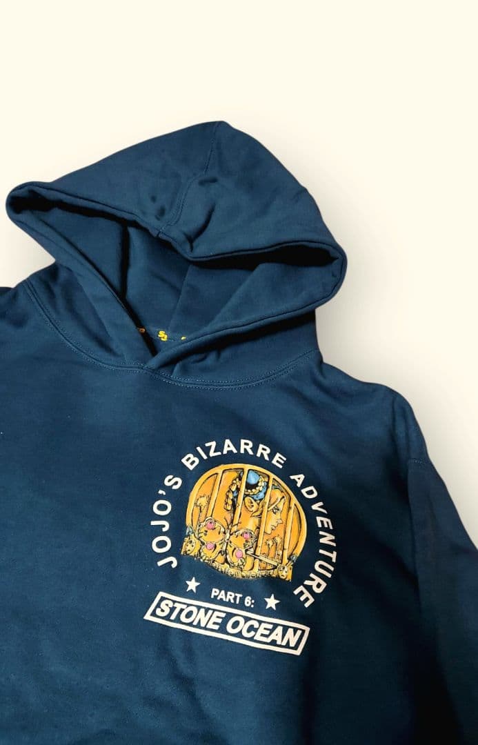 Ｍサイズ ジョジョの奇妙な冒険 海外ライセンス版 フーディー パーカー 空条徐倫