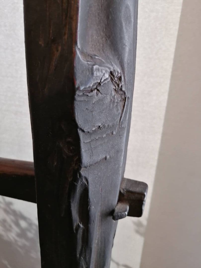 【最終価格】養蚕農家の古いはしご（江戸時代）