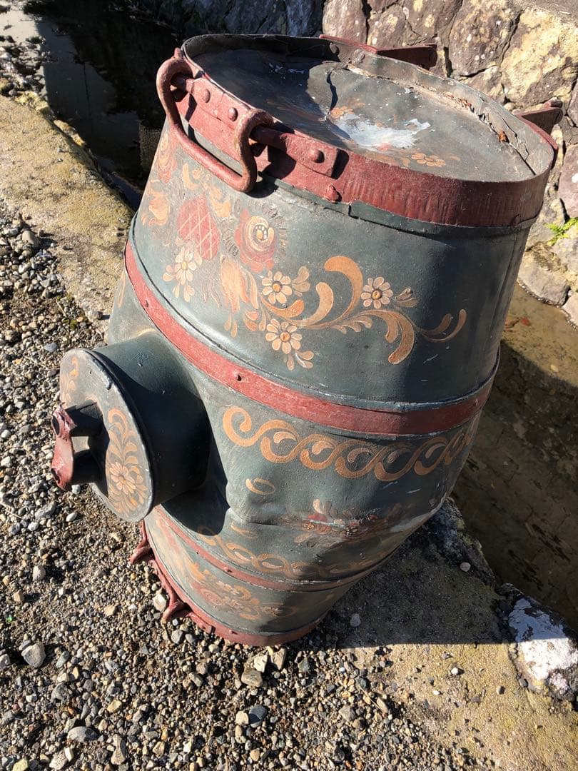 ヴィンテージ ミルク缶