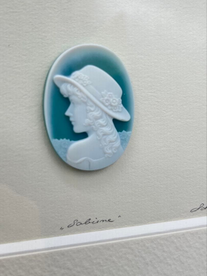 【カメオ　ゲルバルド・シュミット】額入り　サイン入