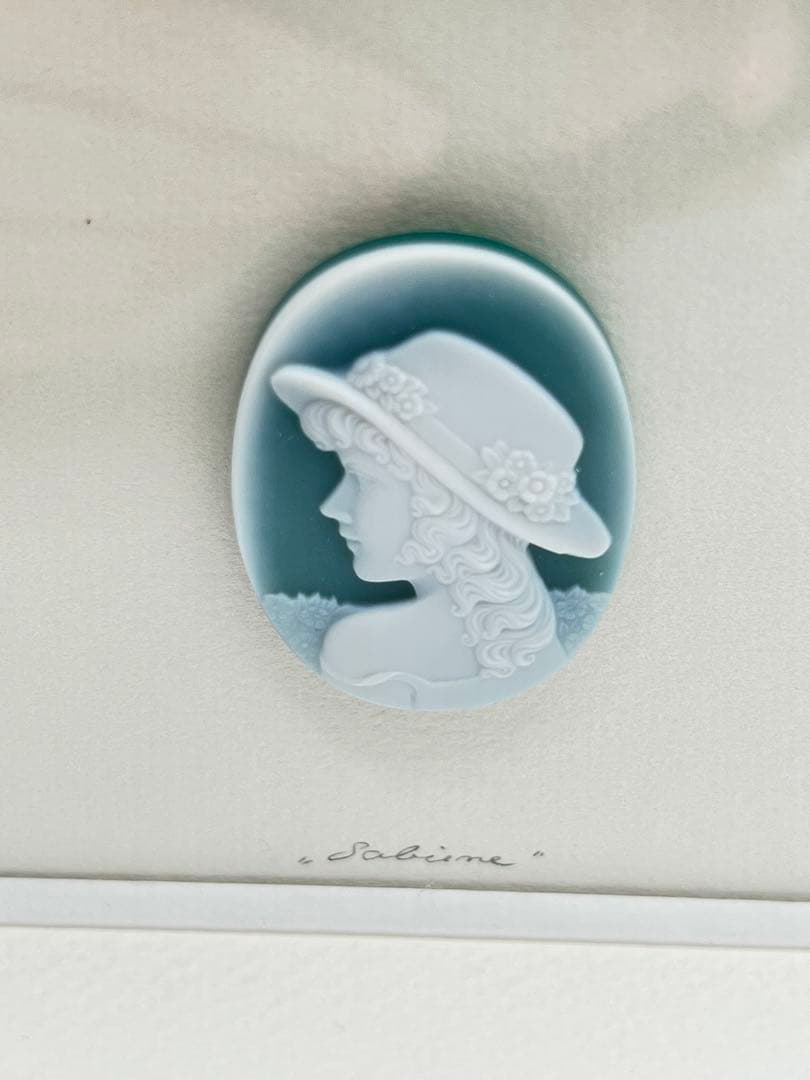 【カメオ　ゲルバルド・シュミット】額入り　サイン入