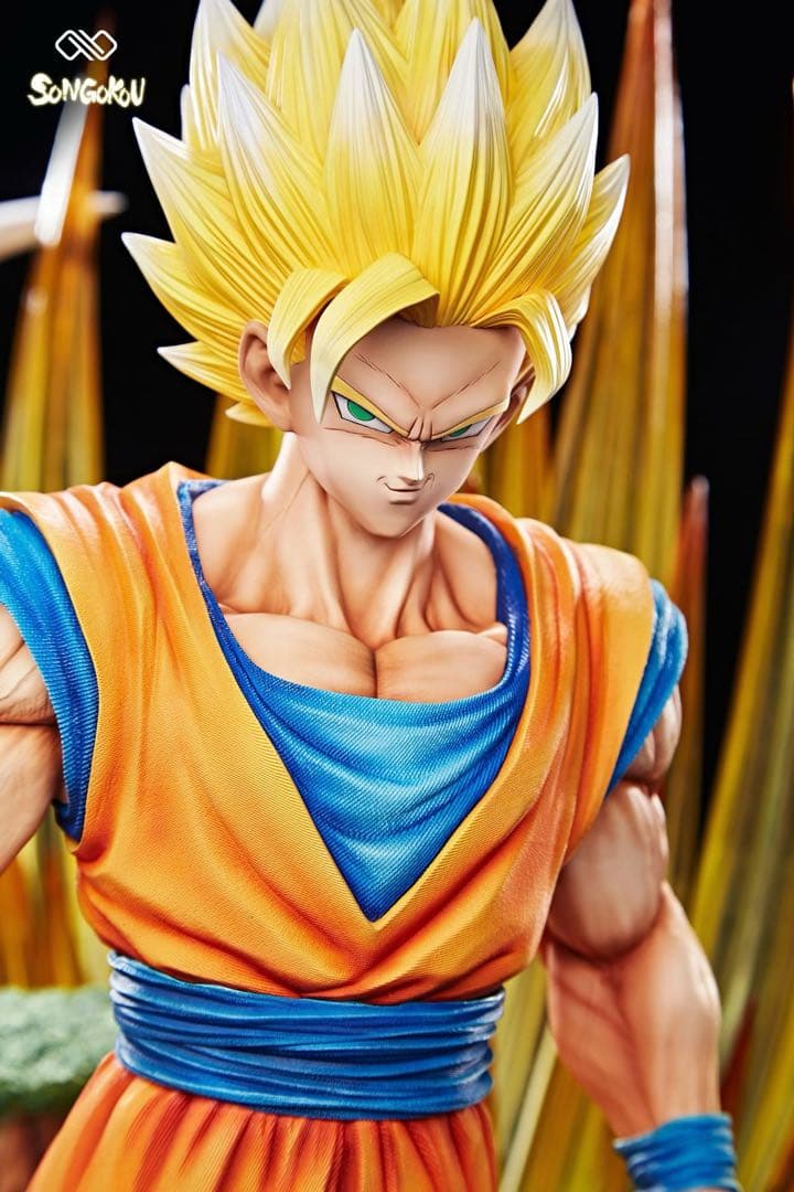 佐*う様 ドラゴンボール スーパーサイヤ人 3 孫悟空 4:1 フィギュア 新品