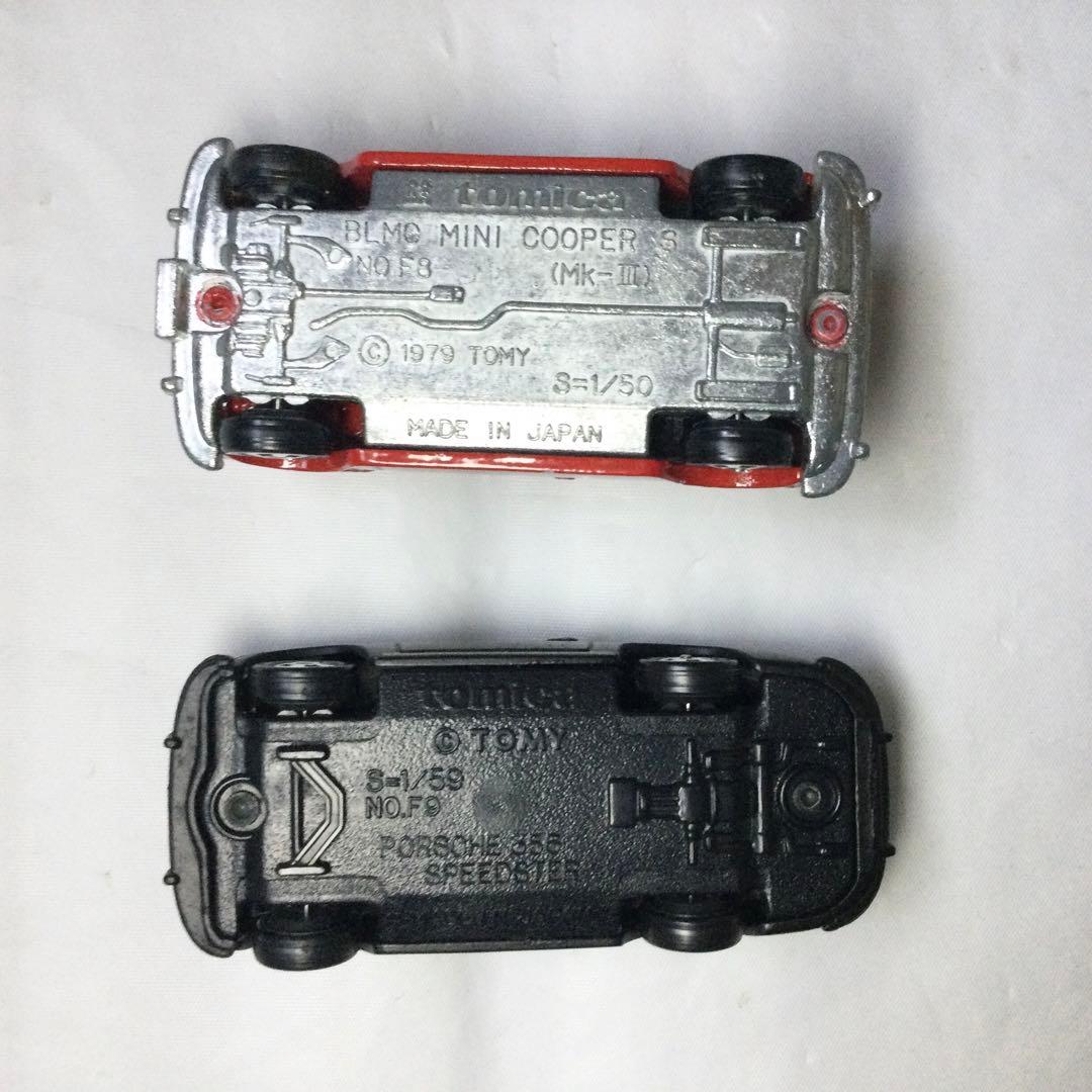 トミカ　BLMC ミニクーパーS、ポルシェ 356スピードスター