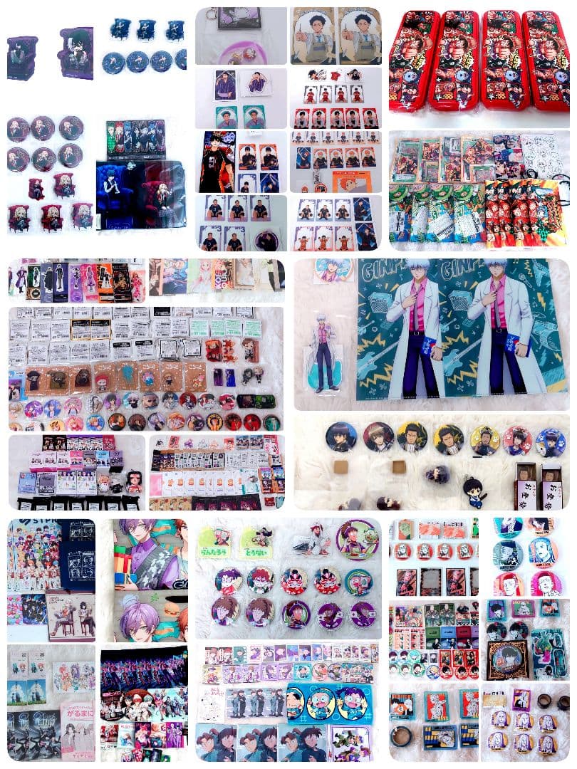 大特価 大人気 アニメ グッズ アクリルスタンド 缶バッジ紙類雑貨大量まとめ売り
