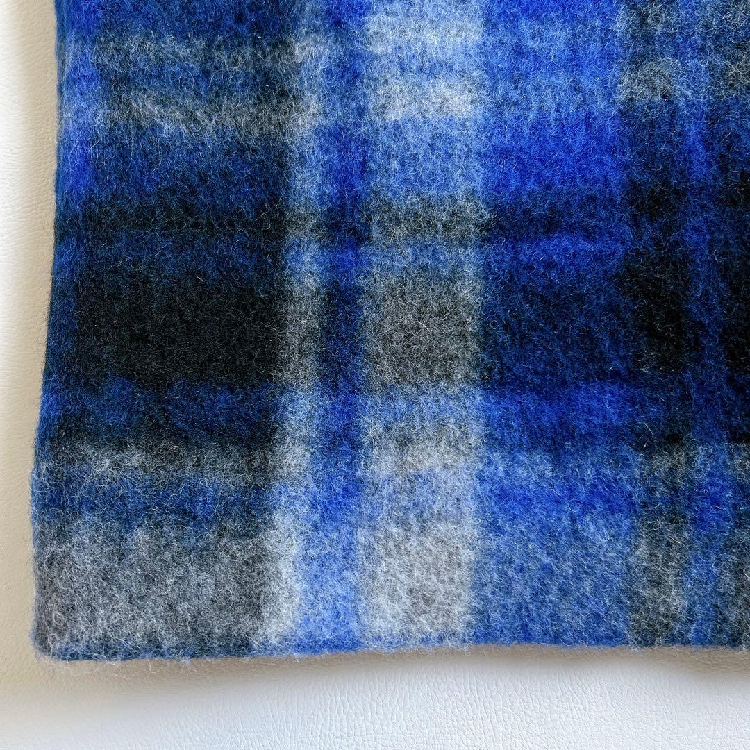 新品★BEAMS BOY スライバータータンチェックノーカラーコート 22FW