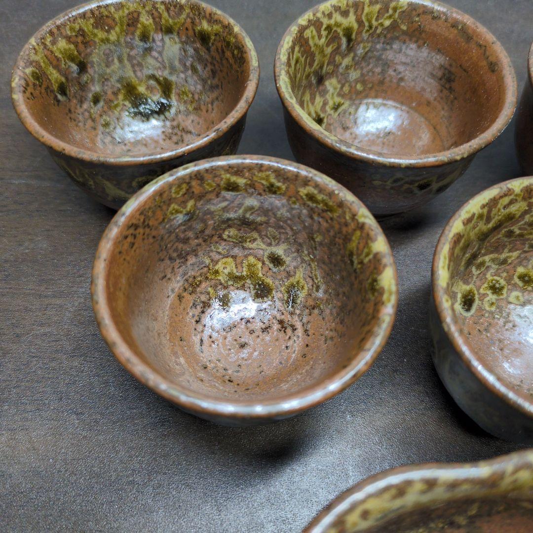 市野勝助 作 丹波立杭焼 茶器 共箱＆青龍窯 梨青瓷 刷毛目 茶具 共箱 セット