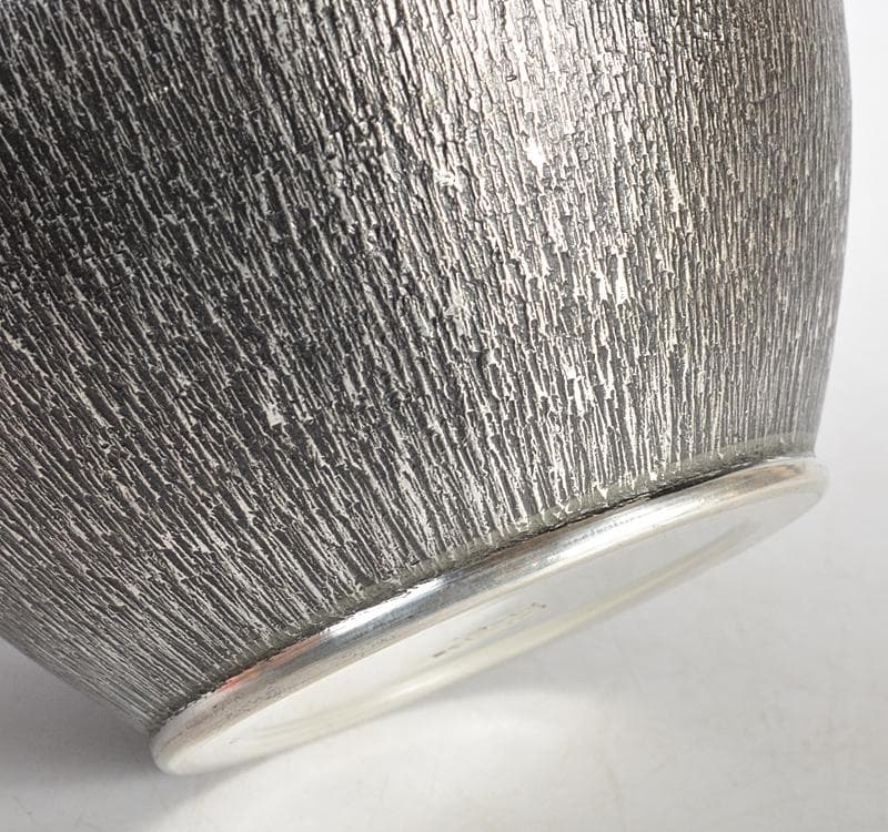 煎茶道具　今井錫器　錫製　杉目茶壷　茶心壷　約278g　共箱　M R4395