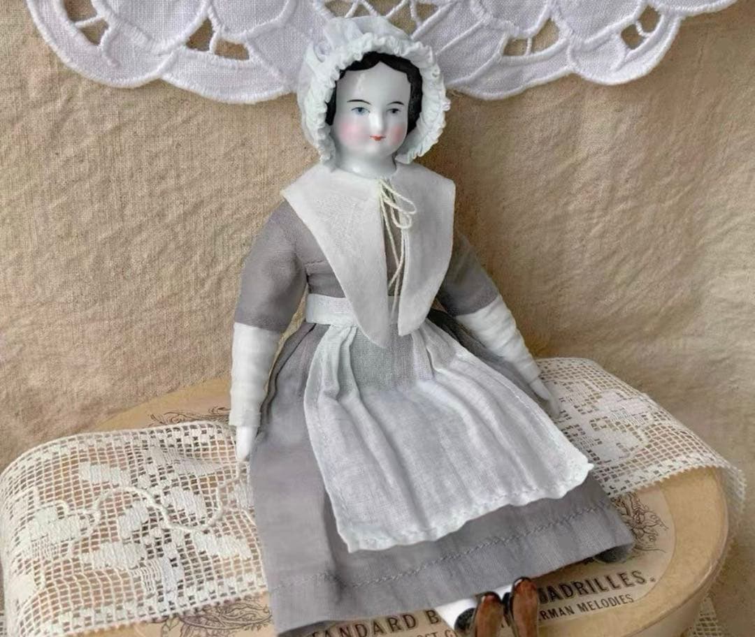 【トントトン】チャイニーズヘッドドール　教会服　セット