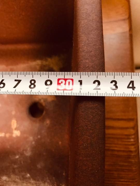 盆栽鉢　希少時代紅泥赤色梨皮切り足長方盆栽鉢山野草植木鉢32.5x24x12