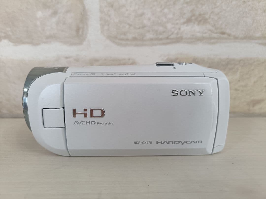 【美品♪】SONY HDR-CX470ビデオカメラ ホワイト
