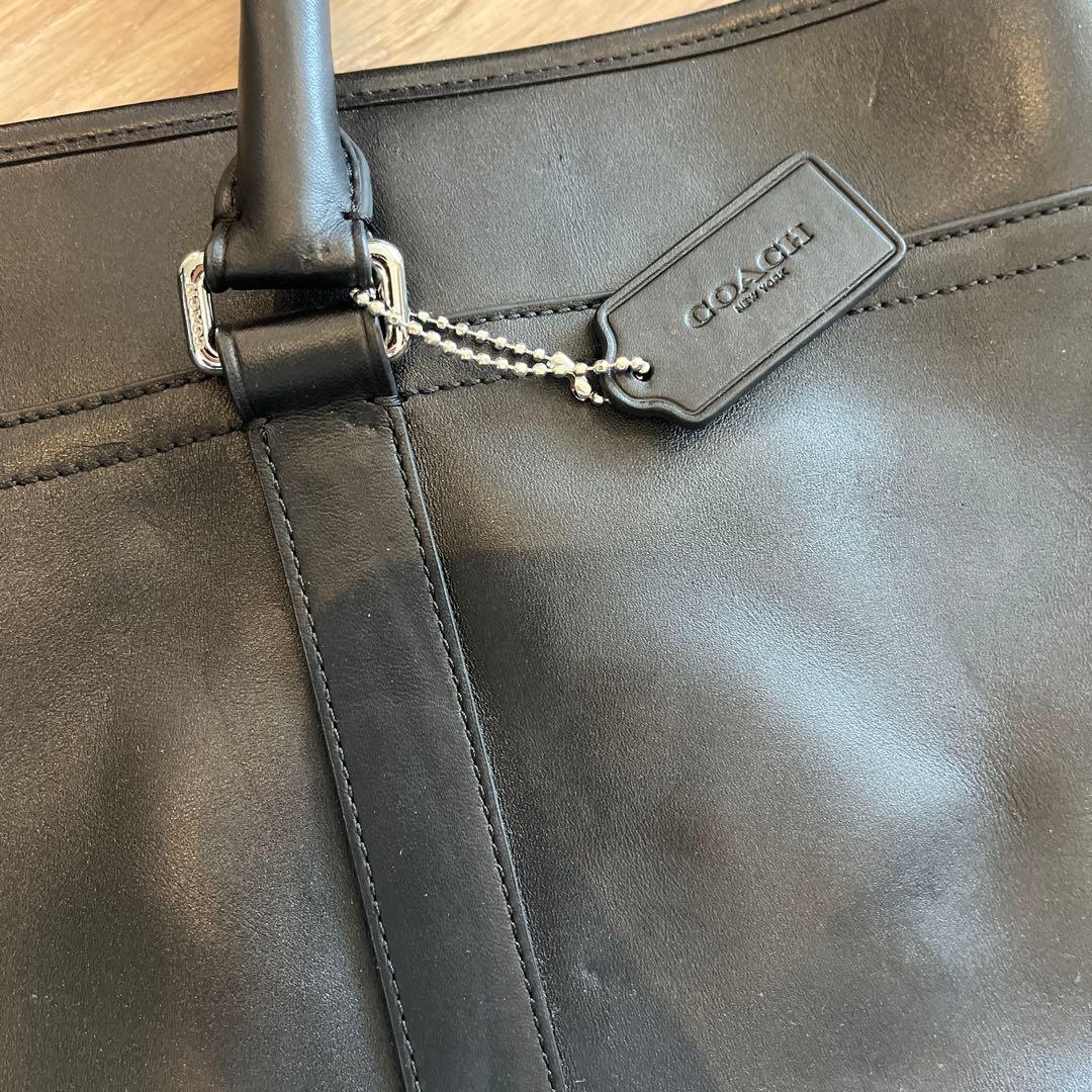 coach ビジネスバッグ　ブラック