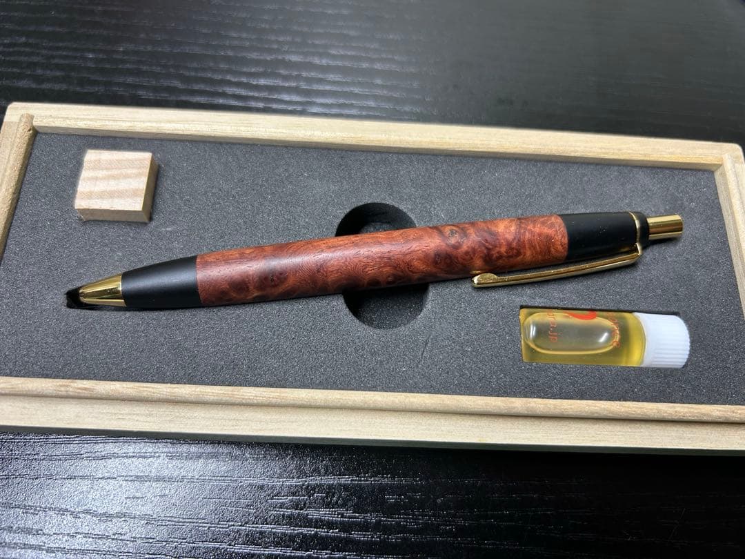 野原工芸 特上花梨瘤 スタンダードボールペン