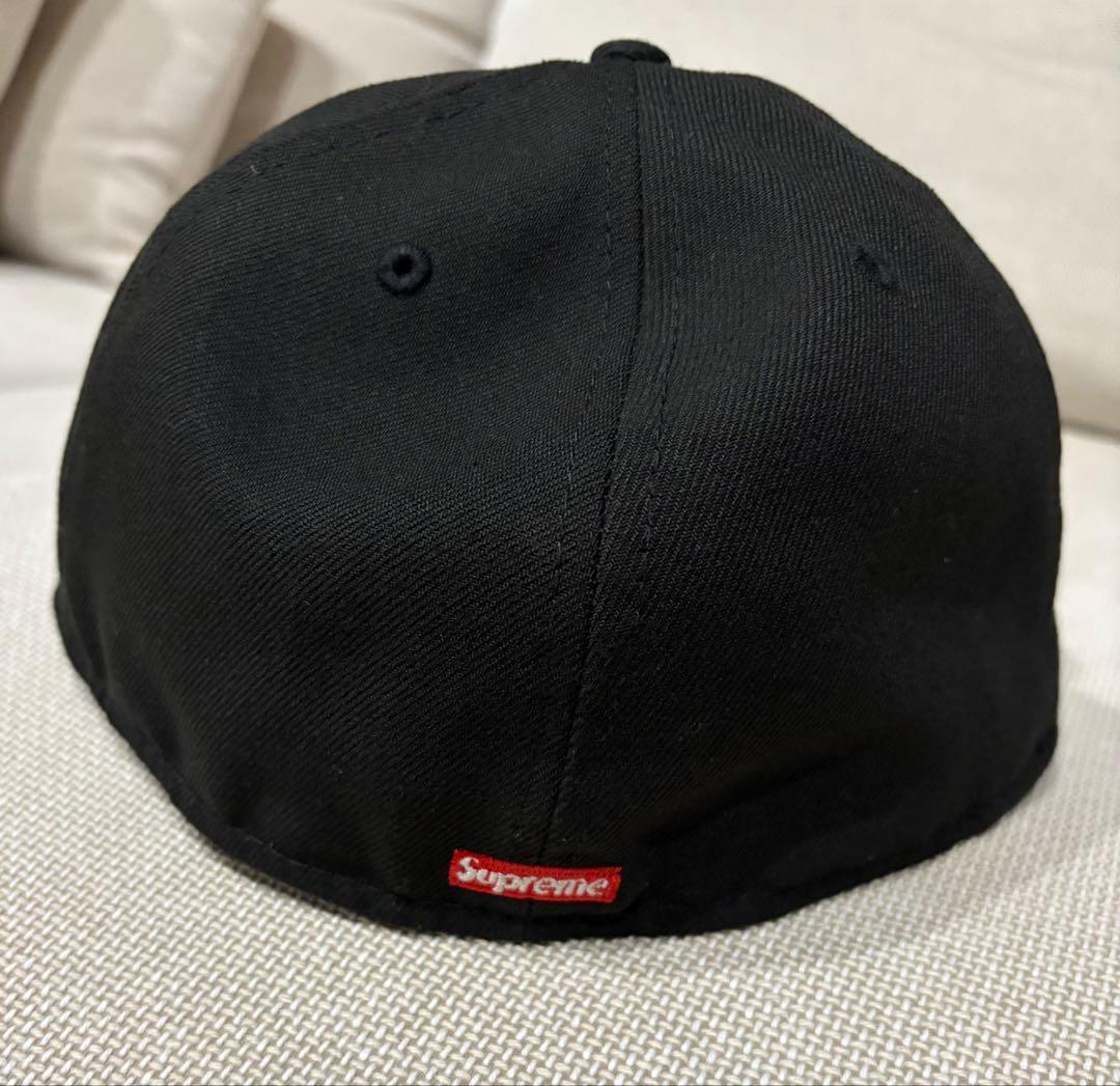 Supreme 59FIFTY ブラックキャップ 7 5/8